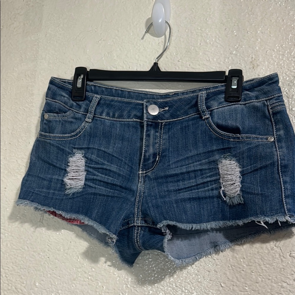 Denim Distressed Women's Shorts